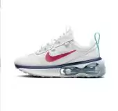 nike air max 2021 casual sapatos red white gray